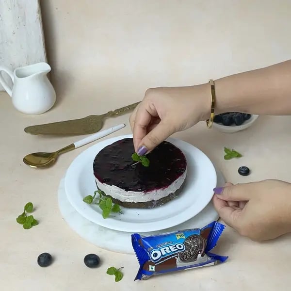 Oreo-Berry Fusion Bites - Cheesecake From Mould