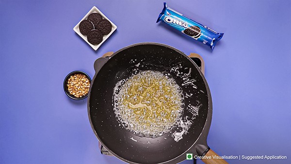 Oreo Caramel Popcorn Recipe - Caramelizing Sugar