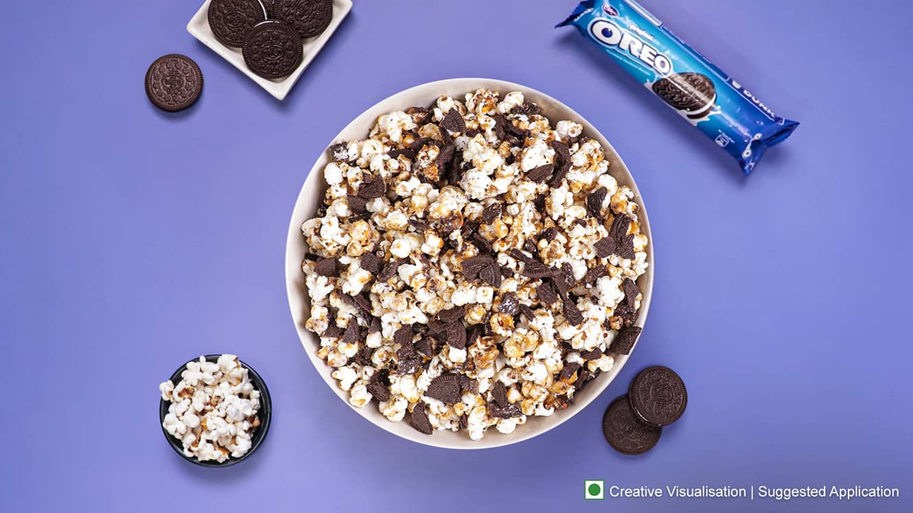 Oreo Caramel Popcorn