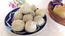 Chocolate-Dipped Oreo Cheese Balls