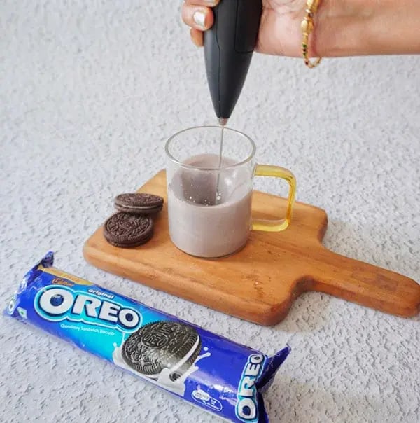 Oreo Coffee - Blend the mixture