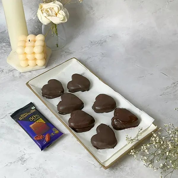 Oreo Heart Bournville Truffles-Place all the truffles