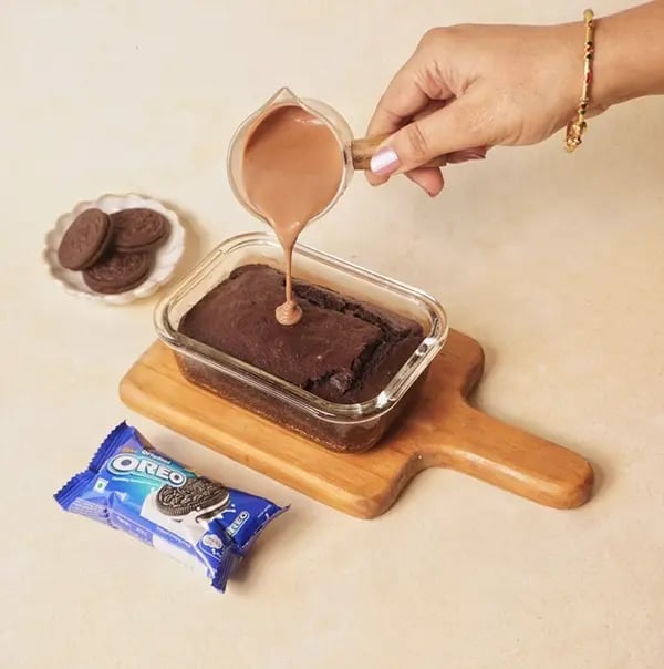 Oreo Lunch Box Cake For Friendship Day - Allow the cake to cool completely to room temperature