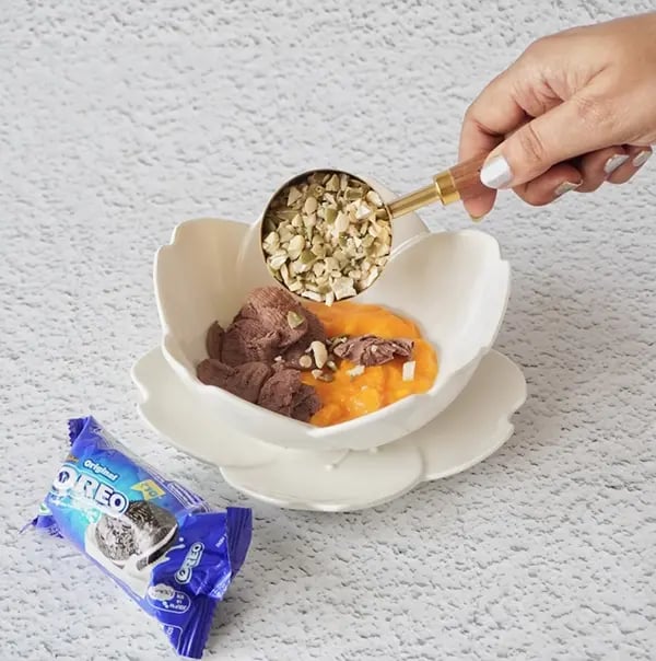 Oreo Modak with Mango & Cashew Nuts Filling - Jaggery powder to taste