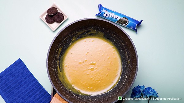 Oreo Mysore Pak Recipe - Gram Flour Mixture