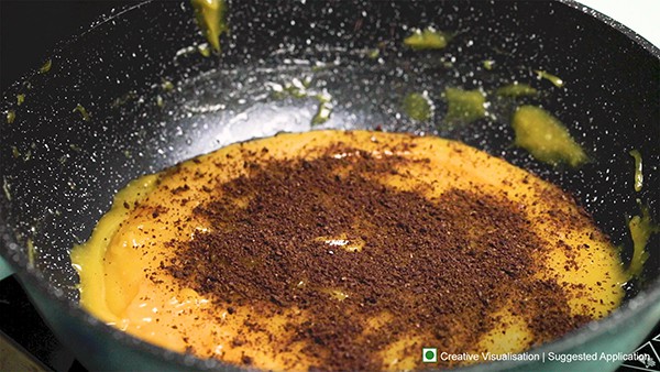 Oreo Mysore Pak Recipe - Oreo Cookie Mixture