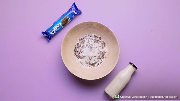 Easy No-Bake Oreo Roll Recipe - Curd Oreo Mixture