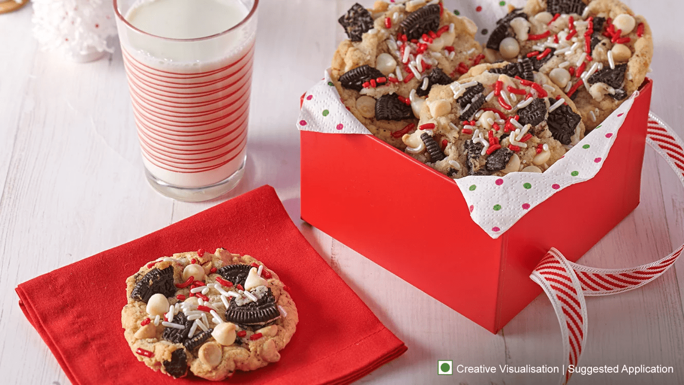 Oeo Suga Cookies with  White Chocolate Chips Recipe