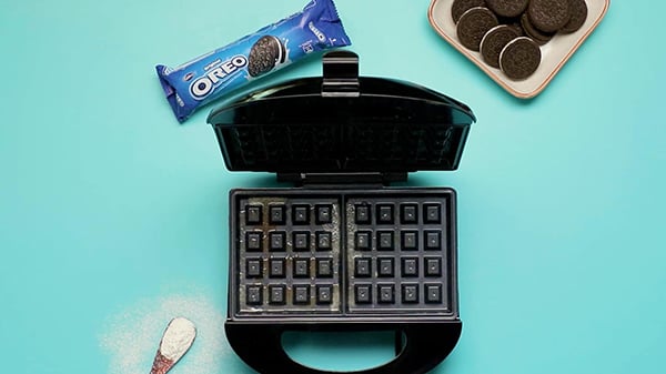The Best Eggless Oreo Waffle Recipe For Crispy, Fluffy Results - Greased Waffle Maker