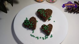 Chocolate Covered Perilla Hearts