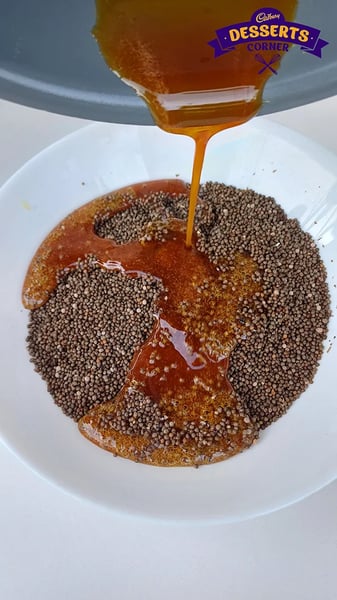 Chocolate Covered Perilla Hearts Recipe - Caramelized Sugar Seeds