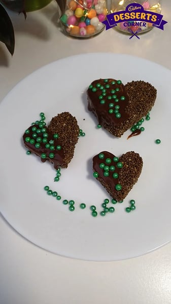 Chocolate Covered Perilla Hearts Recipe - Sprinkled Chocolate Hearts