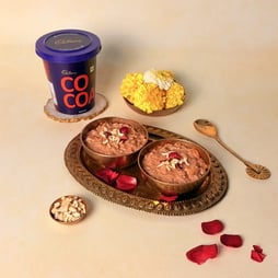 Rice Payasam With Cadbury Cocoa Powder For Onam