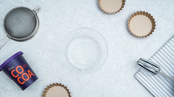 Rich Chocolate Tart Recipe - Mixing Bowl Ingredients