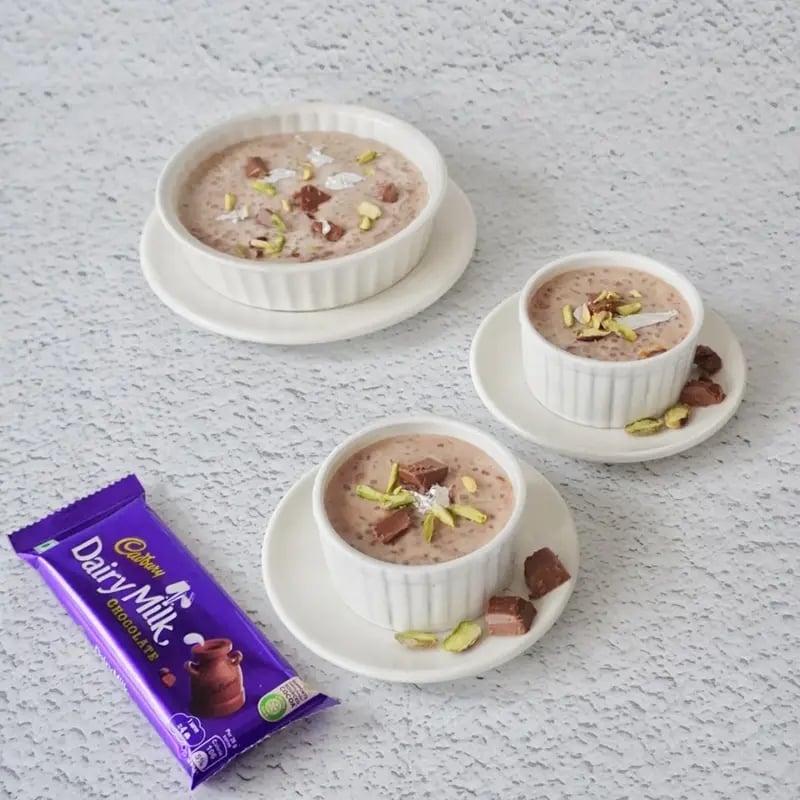 Saudana Khee Festive Desset with Pistachios and Daiy Milk Chocolate Cunch Recipe