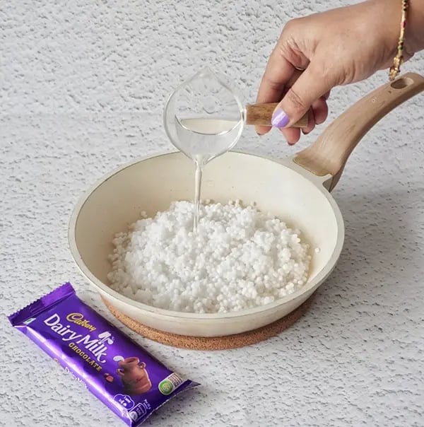 Sabudana Kheer Festive Dessert with Pistachios and Dairy Milk Chocolate Crunch-Rinse sabudana thoroughly