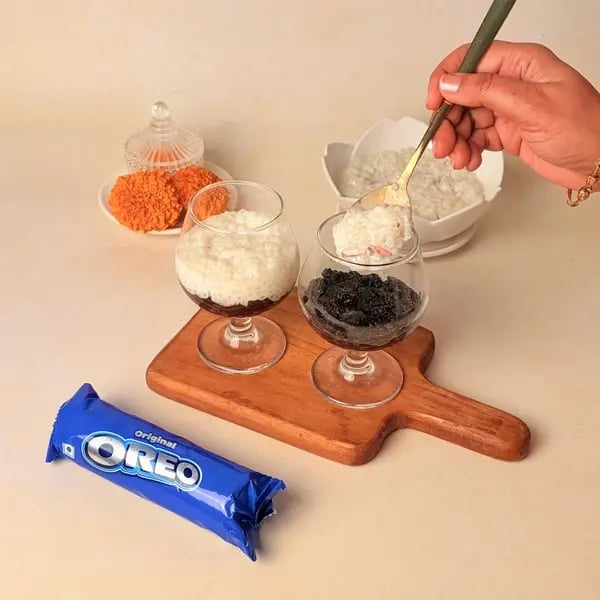 Sabudana Kheer Tiramisu Cups: A Navratri Dessert With An Oreo Twist - Spoon Kheer Layer