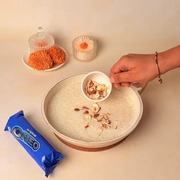 Sabudana Kheer Tiramisu Cups: A Navratri Dessert With An Oreo Twist - Stirring Nuts Into Kheer