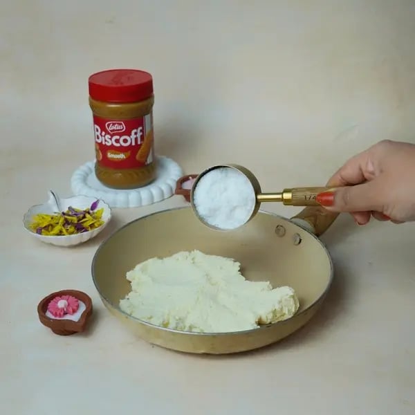 Sandesh Recipe With Biscoff-Stuffed Jolbhora: A Bengali Sweet With A Modern Twist - Mixing Chhana Sugar