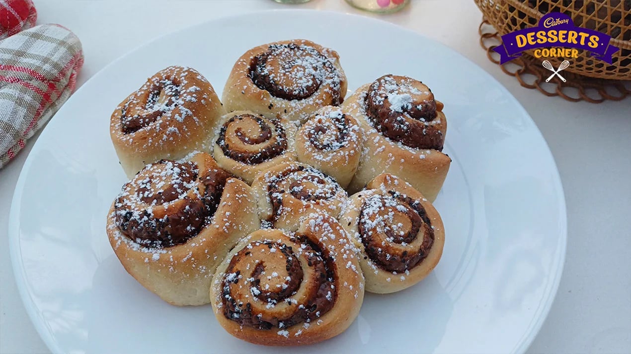 Sesame Chocolate Rolls Recipe