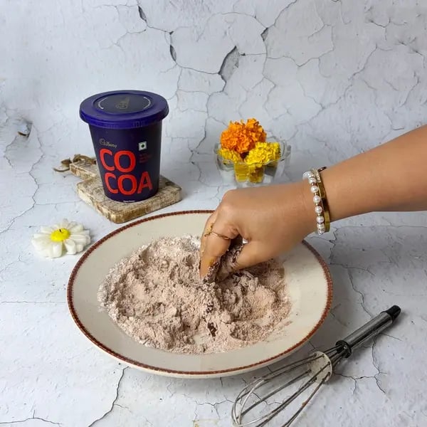 Shankarpali Recipe With Cocoa: Make These Crispy Chocolatey Bites For Diwali - Rubbing Ghee Into Flour