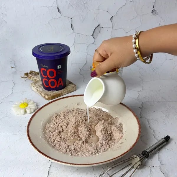 Shankarpali Recipe With Cocoa: Make These Crispy Chocolatey Bites For Diwali - Kneading Dough With Milk