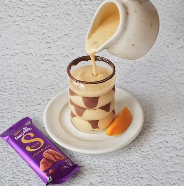 Silk Chocolate Mango Lassi Fusion-For a decorative touch