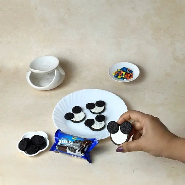 Teddy Bear Chocolate Covered Oreo - Oreo cookie ears