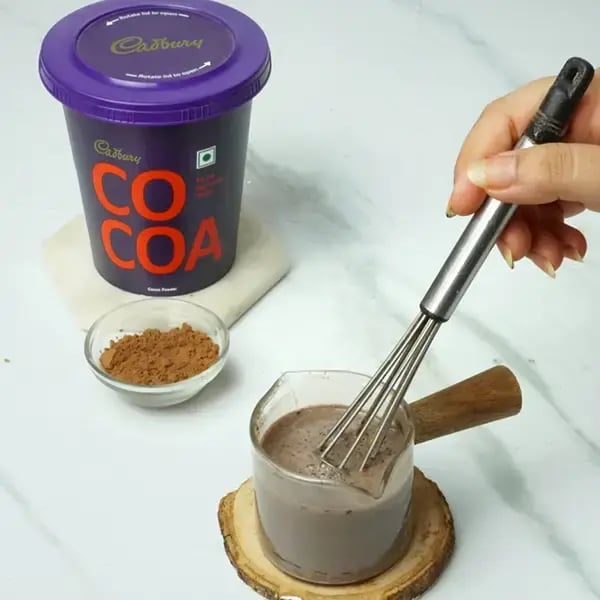Thai Iced Cocoa Milk - Add 4 tsp. of water