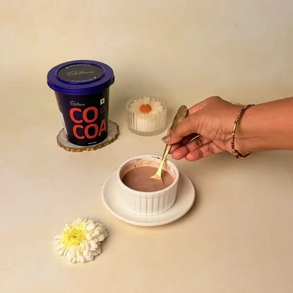 Traditional Palada Payasam Recipe For Onam: Creamy Kerala Festive Sweet - Stirring Cocoa Slurry