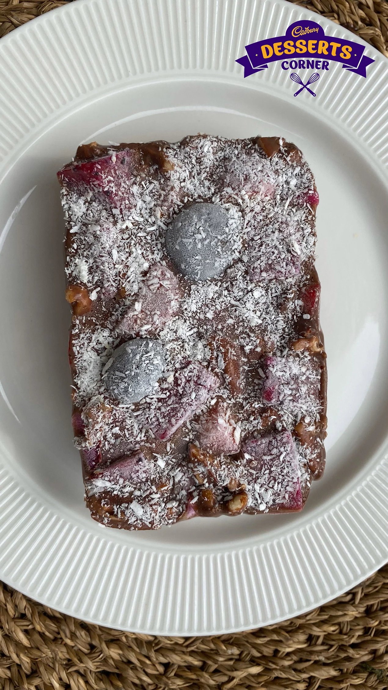 Mixed fuits and Nuts Chocolate Desset Recipe