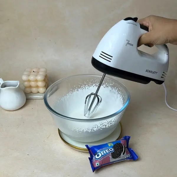 Triple-Layered Chocolate Oreo Base Mousse - Whipping Heavy Cream