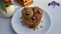 Chocolate Oats Banana Cake