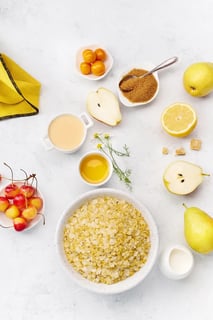 5 Luxurious Oats Recipes with Pear, Honey Cream & Silk Swirls ...