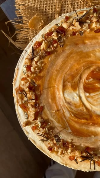 Banana Upside Down Cake With Walnuts And Dairy Milk: A Sweet And ...