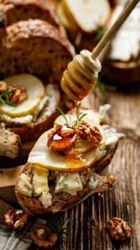 Blue Cheese And Pear Crostini: A Unique Dessert Pairing