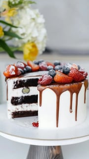 Blueberry Ricotta Cake With Choclairs Glaze: A Luscious Twist On ...