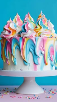 Bournville Dark Chocolate Rainbow Drip Cake: A Decadent Showstopper Dessert