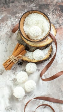 Candy Cane Desserts With A Coconut Twist For Tropical Vibes