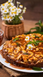 Caramelized Pear Upside-Down Cake: A Sweet And Golden Delight