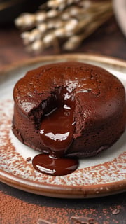 Choco Lava Cake With Crushed Almonds: Step-By-Step Melt Inside ...