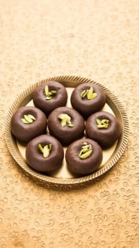 Chocolate Peda With Pistachios: A Gudi Padwa Special Recipe