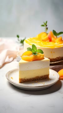 Creative Plating Ideas For Serving No-Bake Cheesecake At A Festive Party
