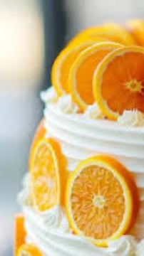 Creative Ways to Plate Orange Vanilla Cake for a Birthday or Festive Party