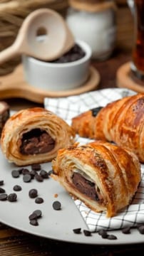 Decadent Chocolate-Filled Puff Pastry Recipe
