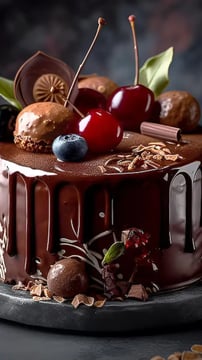 Delicious Vegan Eggless Chocolate Truffle Cake Recipe