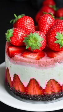 DIY Fruit Garnishes To Add A Fresh Twist To Your Fraisier Cake
