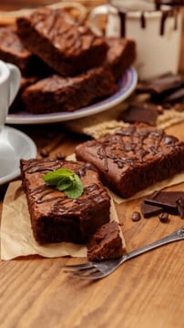 Easy American Chocolate Fudge Brownie Recipe For Beginners - Feature Image