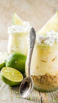 Easy Key Lime Parfaits With A Graham Cracker Base