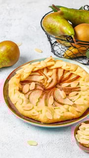 French Pastry Heaven: Almond And Pear Tart Recipe